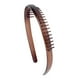 thumbnail image 1 of Diadema De De Duraderos Para Mujer Aro De cabellero Duro Antideslizante Para Cabello Grueso - Marron Marron oscuro BLESIY Los dientes de las mujeres peinan el aro del pelo, 1 of 8
