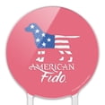 thumbnail image 3 of Acrylic American Fido Dog American Flag Cake Topper Party Decoration for Wedding Anniversary Birthday Graduation, 3 of 7