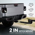 thumbnail image 4 of Black 2-Bike Hitch Bike Rack for Car - 200lb Capacity, Adjustable & Foldable - SUV, Truck, RV - Secure Transport for Road Trips & Travel, 4 of 7