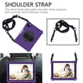 thumbnail image 2 of TECH CIRCLE Case for (2022) iPad (10th Generation) 10.9" - Rugged Stand Case with Shoulder Strap / Pencil Holder / Hand Strap, Purple+Black, 2 of 6