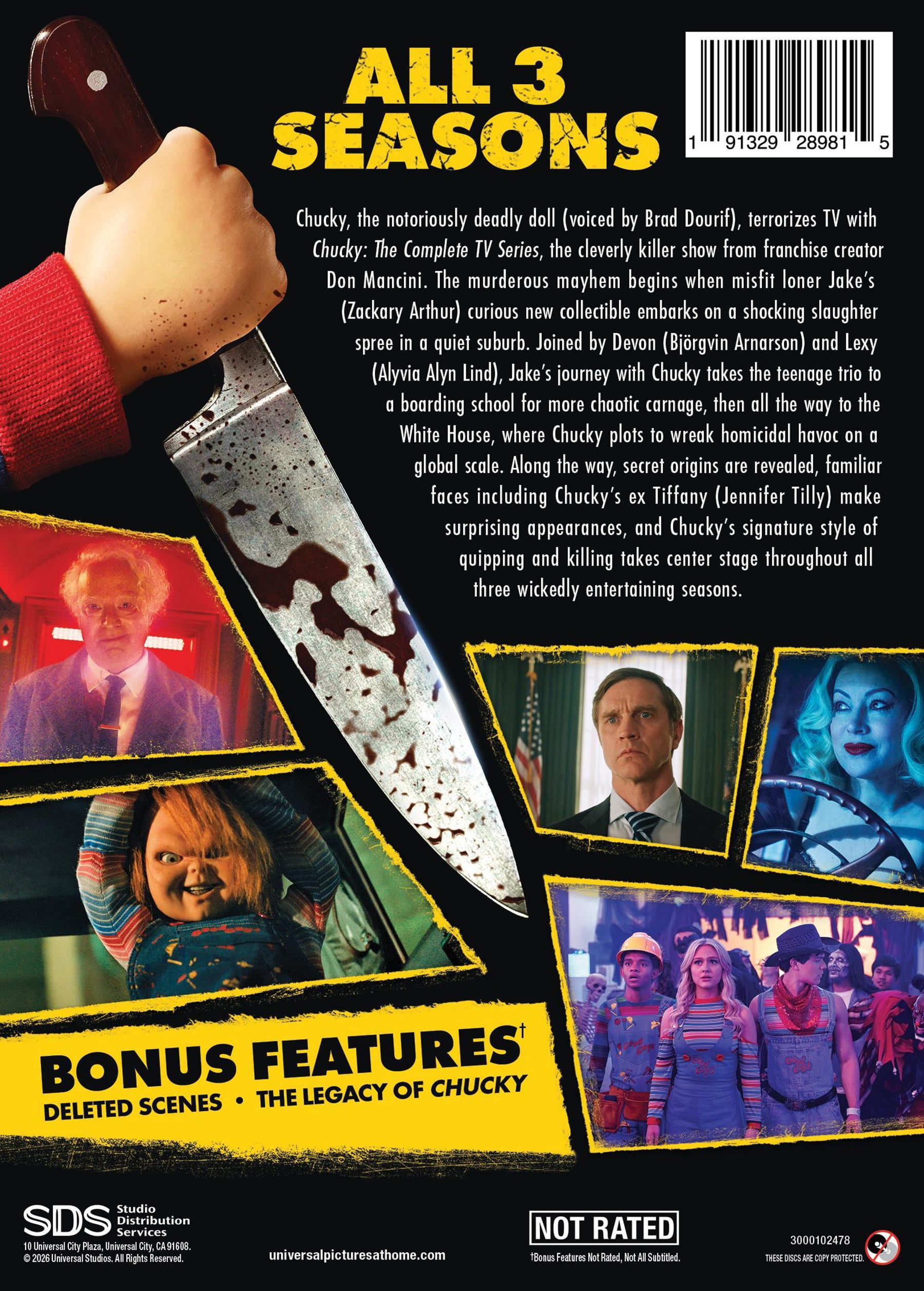 Chucky: The Complete Series (DVD), Horror, Universal