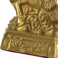 thumbnail image 3 of Qilin Ornament Brass Home Desktop Statue Collection Lucky Animals Crafts Decoration, 3 of 3