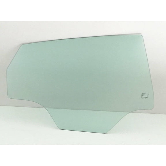 Passenger Right Side Rear Door Window Door Glass Compatible with Ford Fiesta 4 Door Hatchback 2011-2019 Models