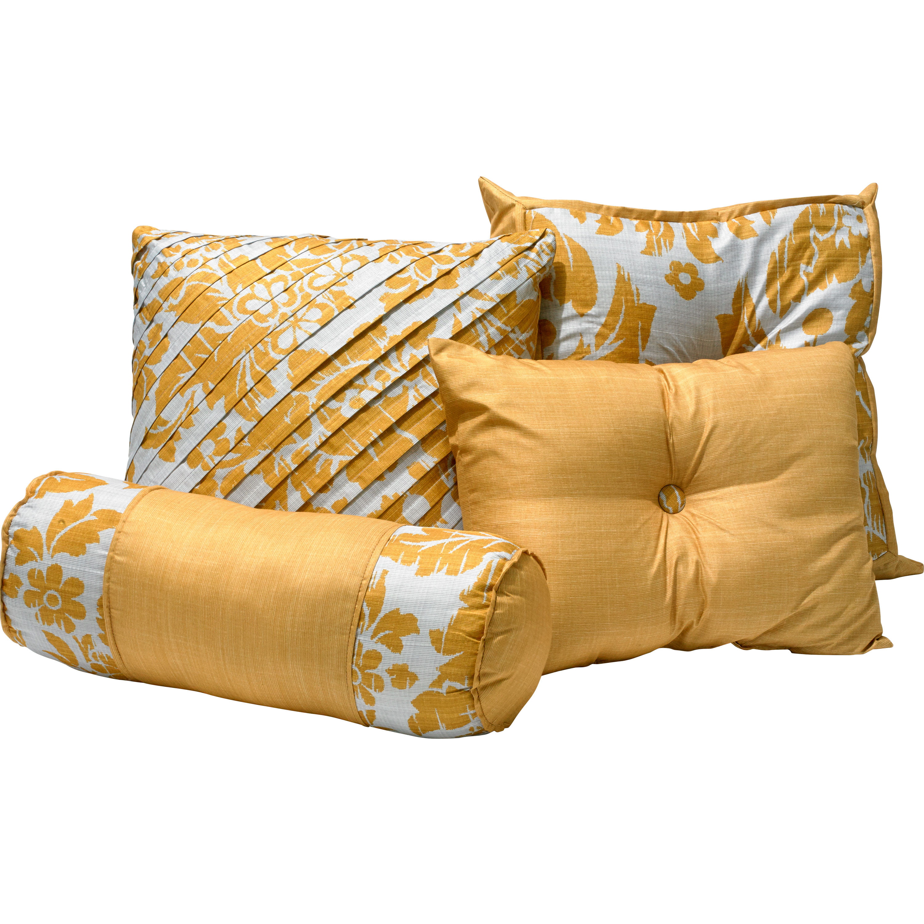 Royal Gold Pillow (Set of 2) by Cozy Classics - Bed Bath & Beyond - 29893574