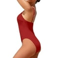 thumbnail image 4 of QHFBli One Piece Swimsuit for Women Asymmetrical Bathing Suit Adjustable Straps Cutout, 4 of 4