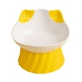 thumbnail image 3 of para gatos, dispensador de alimentación y bebida antideslizante inclinable,  para pies Amarillo Zulema  Dispensador de cuencos para mascotas, 3 of 8