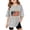 Grey, variant on Kids 250th Anniversary Patriotic T Shirt for Girls American Flag 2026 Short Sleeve Crewneck Top 3-14Y