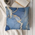 thumbnail image 3 of YINGXI Throw Pillow Covers Blue and Modern Decorative Pillows Soft Velvet Cushion Cases for Couch Sofa Bed Home Decor 20x20in, 3 of 5