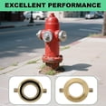 thumbnail image 5 of Fire Hydrant Hose Adapter 2-1/2" NST/NH Female x 2" NPT Male, Brass Fire Hydrant Adapter to Garden Hose, 5 of 7