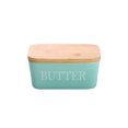 thumbnail image 2 of Butter Dish with Lid,Butter Keeper with Thick Wood Lid,Large Ceramic Butter Container, Kitchen Decor and Accessories for Kitchen Gifts, 2 of 6