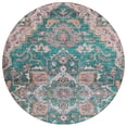 thumbnail image 2 of Addison Rugs Chantille Indoor/Outdoor Traditional Oriental Emerald Washable Round Rug, 8' x 8', 2 of 6