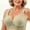 Green, variant on Wireless Push Up Bras for Older Women 3/4 Cup Push Up Support Bra Floral Lace Wide Strap Lifting Underwear