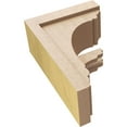 thumbnail image 6 of 6"W x 12"D x 18"H Classic Warren Rough Cedar Woodgrain TimberThane Corbel, Primed Tan, 6 of 6