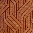 thumbnail image 3 of Plutus Twin Overpass Orange Luxury Throw Pillow 16"L x16"W, 3 of 3