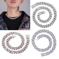 thumbnail image 3 of LICEWO Ice Cuban Necklace Adjustable Length Chain Showstoppers for Party Daily Wear, 3 of 20
