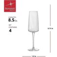 thumbnail image 2 of Ensemble de Verres Nervurés Prosecco et Champagne de 8,5 oz, 2 of 4