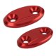 thumbnail image 1 of TKSE Cubierta Base Del Espejo Retrovisor, 2 Piezas Cubierta Base Del Espejo Retrovisor Motocicleta Cubierta Del Orificio Del Espejo Del Parabrisas De Aleación De Aluminio Para S1000R(Rojo), 1 of 5