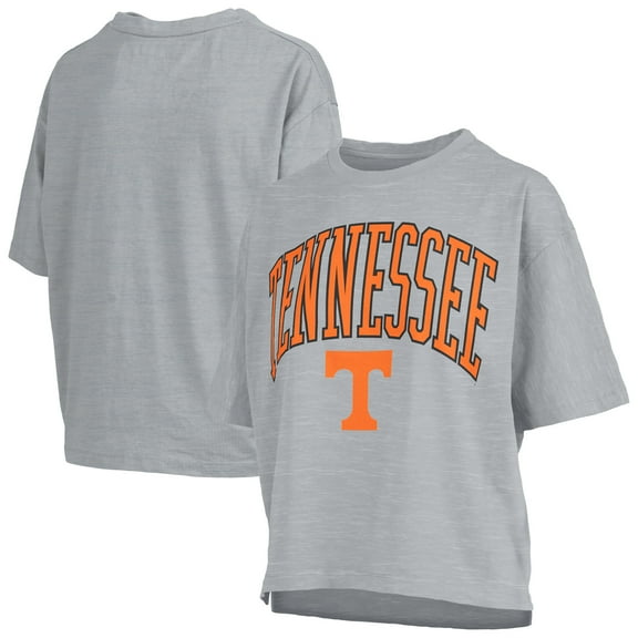Women's Pressbox Gray Tennessee Volunteers Nelson T-Shirt
