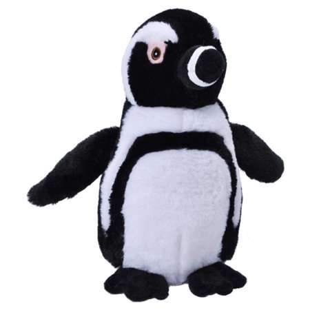 Wild Republic EcoKins Blackfoot Penguin Stuffed Animal 12 inch Eco Friendly Gifts for Kids Plush Toy Handcrafted Using 16 Recycled Plastic Water Bottles