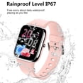 thumbnail image 5 of Waterproof Fitness Smart Watch with Bluetooth Call and Heart Rate Tracker for Men Women Pink 1.85 inches / 4.7 cm, 5 of 9