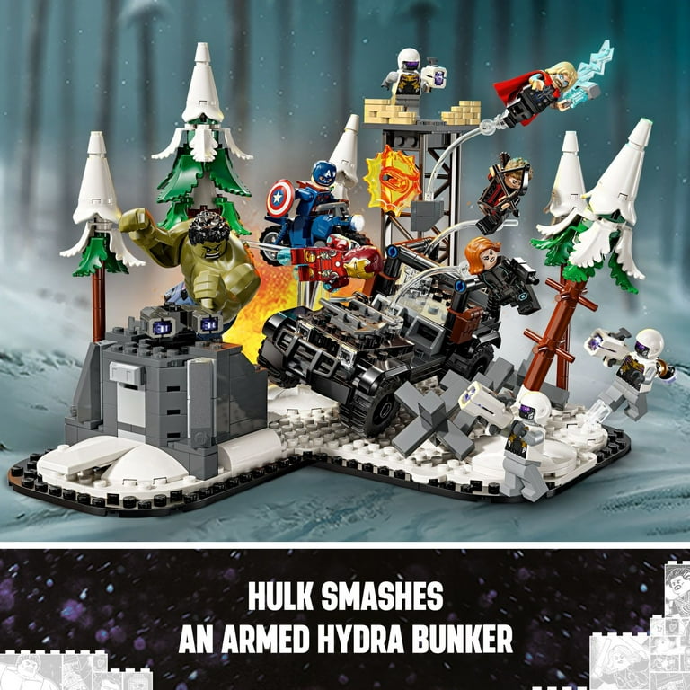 Avengers base lego sale