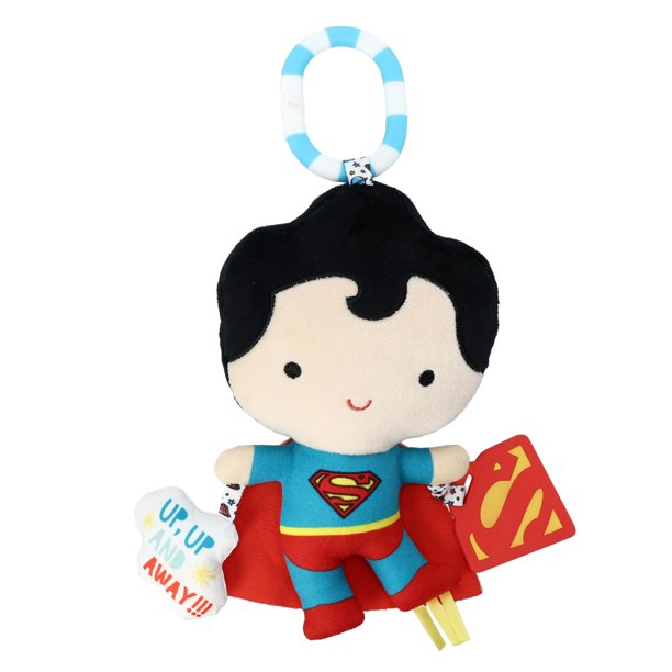 Juguete de actividad preferido por los niños DC Comics Superman con mordedores