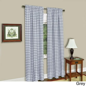 Buffalo Check Kitchen Curtains Set Of 2 Tiers Walmart Com