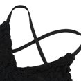 thumbnail image 2 of Nuevo top corto sexy para mujer con encaje de crochet y escote en V profundo, 2 of 8