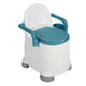 thumbnail image 5 of Silla Con Cómoda Junto A La Cama, Orinal Junto A La Cama, Cubo De Gran Capacidad, Respaldo De PU Acolchado Suave, Resistente Al Deslizamiento, Resistente Para Personas Mayores, 5 of 7