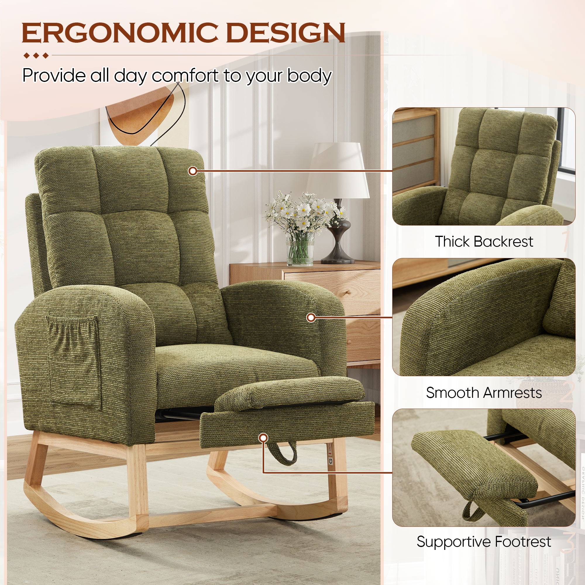 Rocking Chair for Nursery