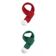 thumbnail image 1 of Bufanda de punto para mascotas jinwen Navidad Perro Gato Collar Rojo L bufanda de gatos, 1 of 8