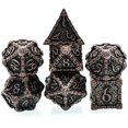 thumbnail image 1 of Cusdie 7 Pcs dés en Métal, Ensemble de dés Polyédriques Design Dagger, Ensemble de dés en Métal pour Jeu de Rôle D&D dés MTG Pathfinder, 1 of 5