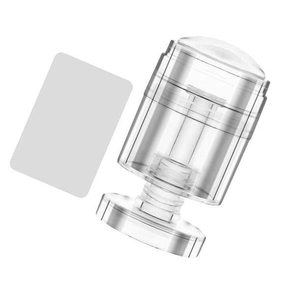 Clear Nails Art Stamper French Tip Nails Stamp Jelly Nails Stamper Silicone Nails Stamper Manicures Tool
