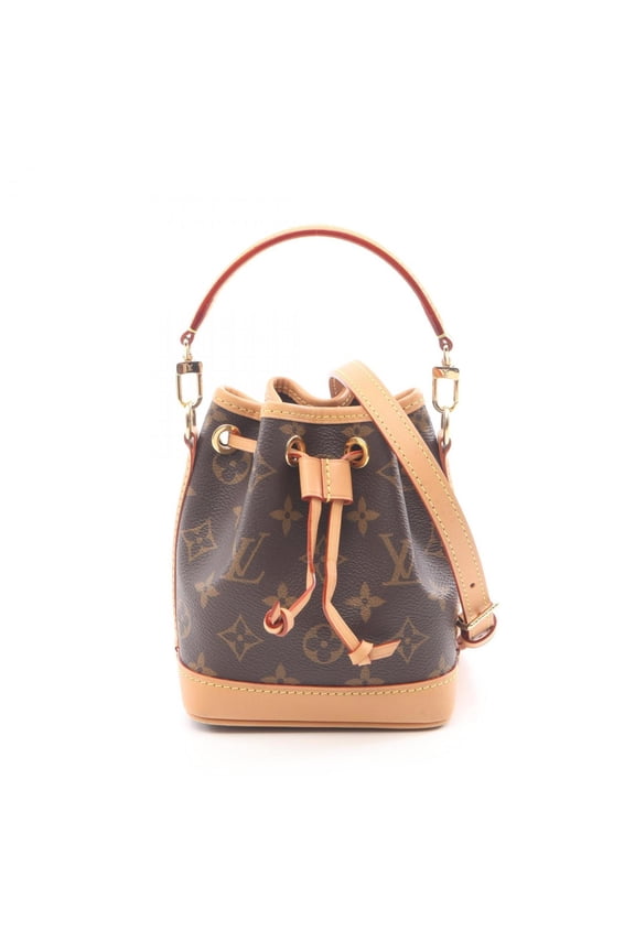 Pre-Owned Louis Vuitton Nano Noe Monogram Handbag, Coated Canvas and Leather,... (Good)
