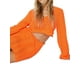 thumbnail image 2 of Sunloudy Conjunto de Falda de Punto para Mujer, Tops de Cordones con Cuello en V de Manga Larga con Falda de Cintura Elástica Traje de Verano y Otoño Sunloudy S M L XL, 2 of 6