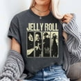 thumbnail image 3 of Jelly Roll Music Tour 2025 T-shirt Print Front T-Shirt Unisex, Sizes S-5XL, Tbun, 3 of 5