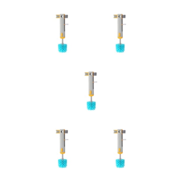 Kearding Herramientas de limpieza de ranuras para botellas 4 en 1, cepillo para tazas, barra telescópica para hendiduras, mango largo Universal Type2 NO2