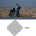 thumbnail image 6 of Seat Cushion Washable Absorbable PP Reusable Wheelchairs Pads Seat Bed Pad for Chairs Furniture Scooters Elders Adult - Grey,, 6 of 7