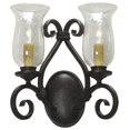 thumbnail image 1 of Aplique de pared de 2 luces Calvis de 13.5" de ancho MEYDA 146395, 1 of 1