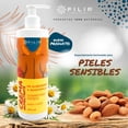thumbnail image 2 of FILIP NATURAL, Crema Humectante De Almendras Y Manzanilla, Extracto De Manzanilla, Aceite De Almendras Dulces, Auxiliar En Pieles Irritadas Y Sensibles, Piel Seca, Piel Con Quemaduras,  360ml., 2 of 2