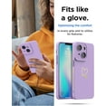 thumbnail image 3 of iPhone 14 Case for Women with Full Camera Lens Protection, Silicone Heart Girly Cute Side Soft Slim Shockproof Protective Cover for iPhone 14 6.1 inch, 3 of 7