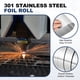thumbnail image 4 of Rollo de Foil de Acero Inoxidable Uxcell 301, 0.3mm x 60mm x 1m, Tira de Foil Estrecha de Acero Inoxidable de Alta Elasticidad para Manualidades, Industria de Maquinaria, Shim de Soldadura, Plata, 4 of 7