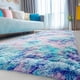 thumbnail image 3 of Alfombra PAGISOFE Furry Rainbow Púrpura Rosa Suave 61x122 cm, 3 of 9