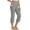 Gray, variant on AherBiu Capri Yoga Pants for Women High Waisted Stretch Summer Casual Workout Athletic Capris with Pockets