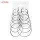 thumbnail image 1 of Sonducket 6 uds., joyería de Metal circular, pendientes de tuerca de Rock and Roll, aro Simple, gotas para los oídos exageradas Ropa, zapatos y accesorios Miscelánea plata, 1 of 6