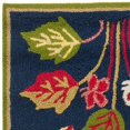 thumbnail image 3 of SAFAVIEH Four Seasons Karlene Colorful Floral Runner Rug, Navy/Green, 2'3" x 8', 3 of 5