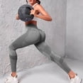 thumbnail image 7 of Yoga Pants Hollow Out Texture Hip Lifting Fitness Tight High Waist Running Peach Hip Raising Yoga Womens Pants, 7 of 7