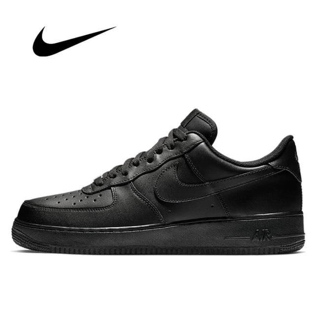 Air Force 1 07 Zapatillas de skate para hombre y mujer, clásicas, negras, blancas, de piel auténtica, antideslizantes, cómodas, para correr, Af1