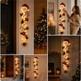 thumbnail image 3 of Glowing Christmas Door Hanger, Lighted Christmas Door Hanging Decor with Warm Lights, Christmas Decoration for Front Door, Porch & Entryway, A, 3 of 7