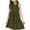 Olive Green, variant on ZACPNCV Girls' Sleeveless Dress Summer Casual Sundress Skater Swing Twirly Halter Dress Black 4-5 Years